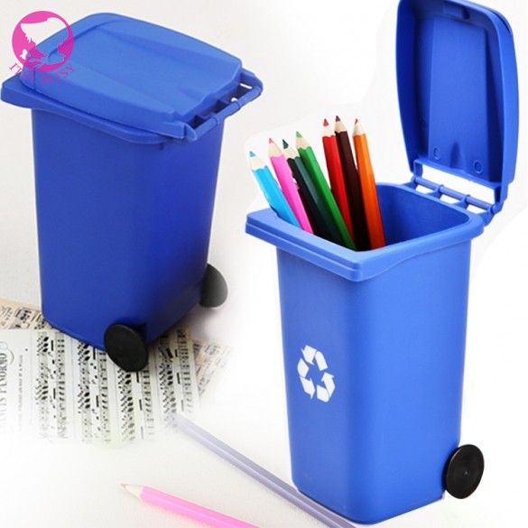 Whole Mini Wheeled Trash Bin Desk Tidy Office Desktop Stationery Whole Mini Wheeled Trash Bin Desk Tidy Office Desktop Stationery Organiser Pen Pencil Holder Organizers Wall E14 Toilet