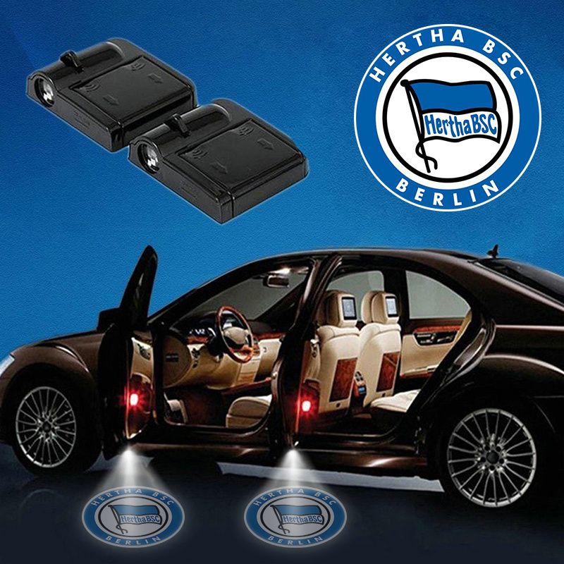 wireless car door projector lights hertha bsc welcome step ghost shadow lights for camaro