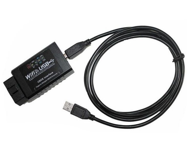 ELM 327 Wifi Usb OBD WIFI ELM 327 WI-FI OBD2 Auto Scanner For IPhone ...