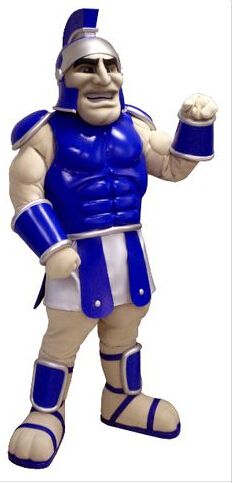 Custom Made Blue Trojan Mascot Costumes For Halloween Christmas Party