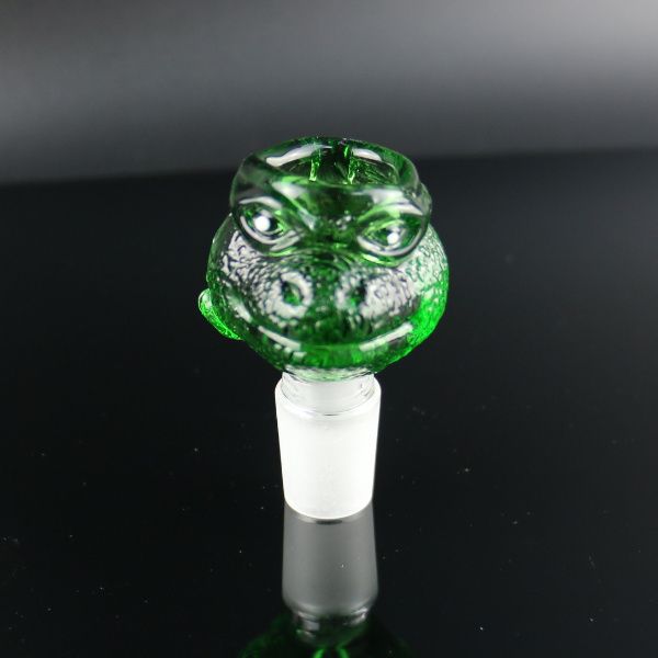 NEW ARRIVE Bowls for Bongs Colored Funny Animal Bowl 14&18 Thick Glass