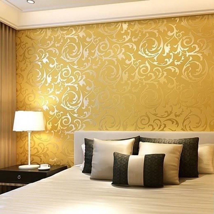 Italian Style Modern 3d Embossed Background Wallpaper For Living