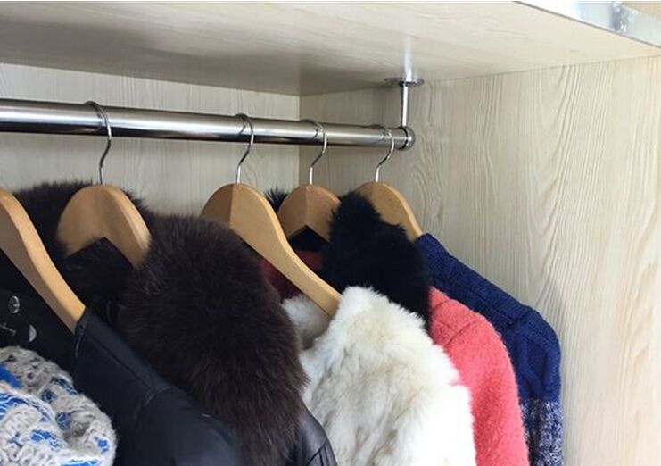 Compre Accesorios Para Barra De Cortina Riel Para Ropa Base De Brida