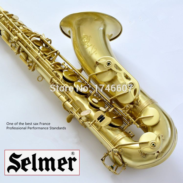 wholesale selmer baritonsaxophon tenor saxophone wire drawing bronze copper 54 professional b mouthpiece sax saxofone 37 alto saxophone ligature saxophone