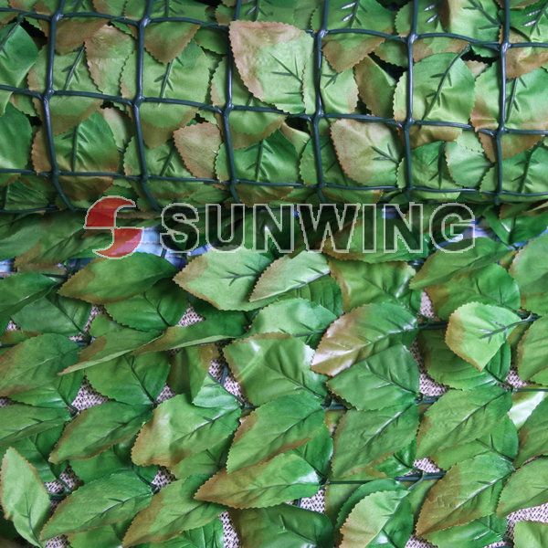 1mx3m valla de protección artificial falsa hoja de rosa valla de ... Décor Jardines patio