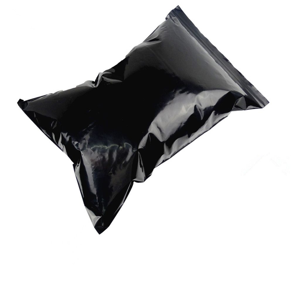 2020 17x25cm Opaque Black Self Sealed Zipper Bag Plastic Zipper Lock