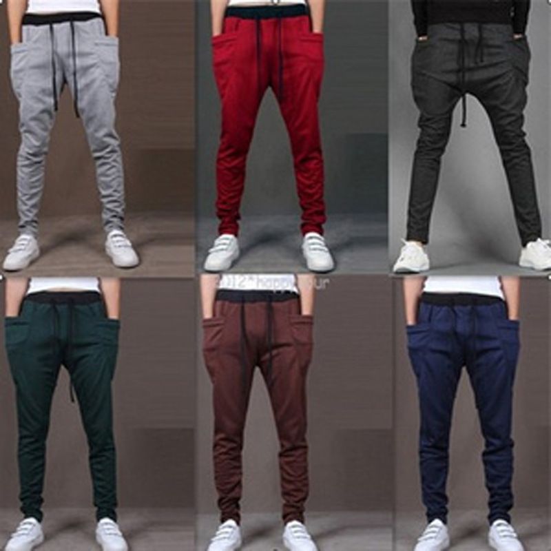 2019 M~ XXL Plus Size Mens Casual Jogger Dance Sportwear Baggy Jogger ...