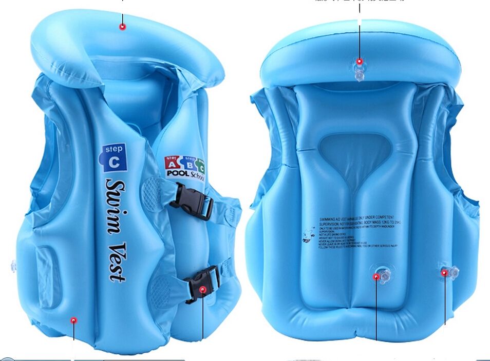 2020 Cheap Life Vest Kids Swim Vest Swimwear Inflatable Clothes Baby