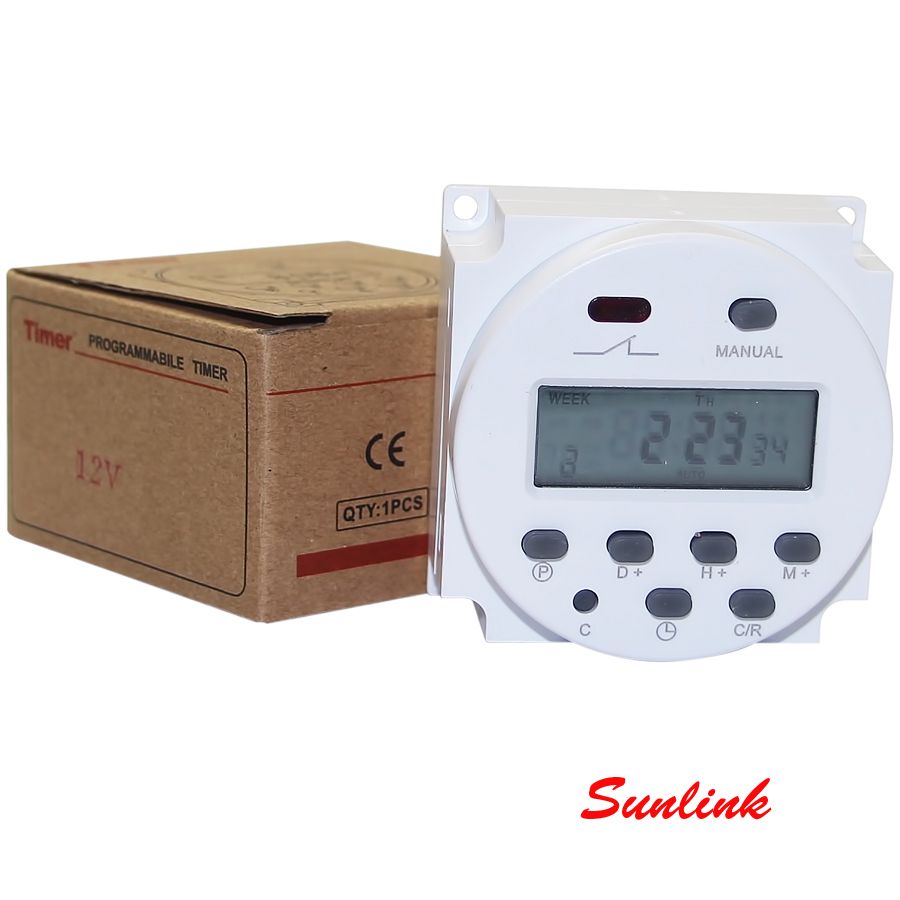 2018 Retail Package Digital Weekly Programmable Electronic Timer 2018 Retail Package Digital Weekly Programmable Electronic Timer 220v 110v 24v 12v Ac Dc Smart Appliance Lights Time Relay Controller Switch From Sunlink