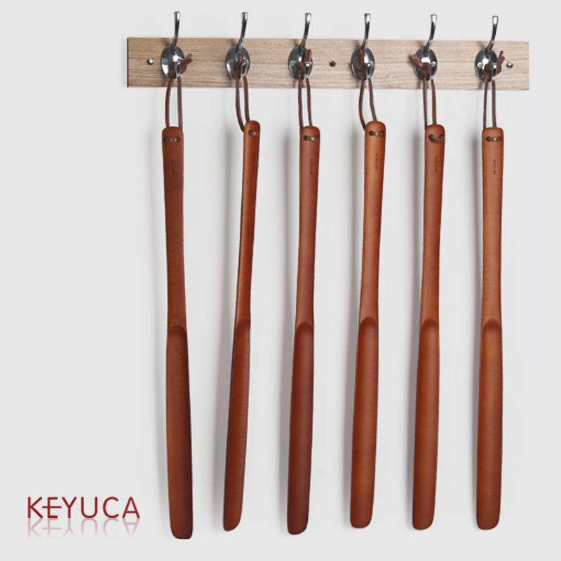 2019 Japanese Wood 50cm Shoehorn Long Mention Shoes Shoes Do Not Bend