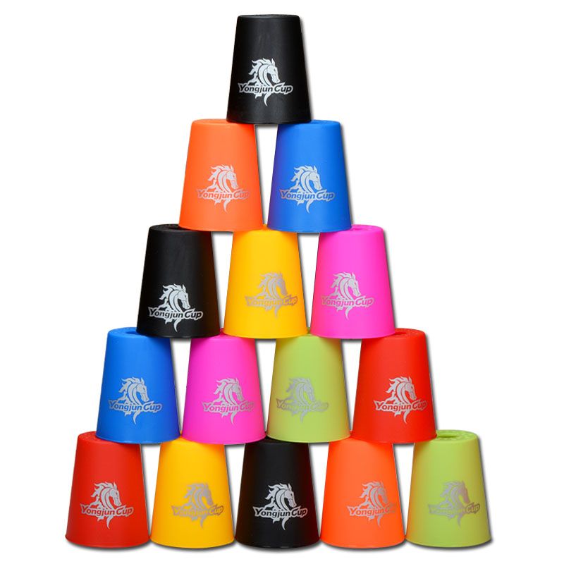 wholesale yongjun speed flying cup stacking rapid cups speed stacks