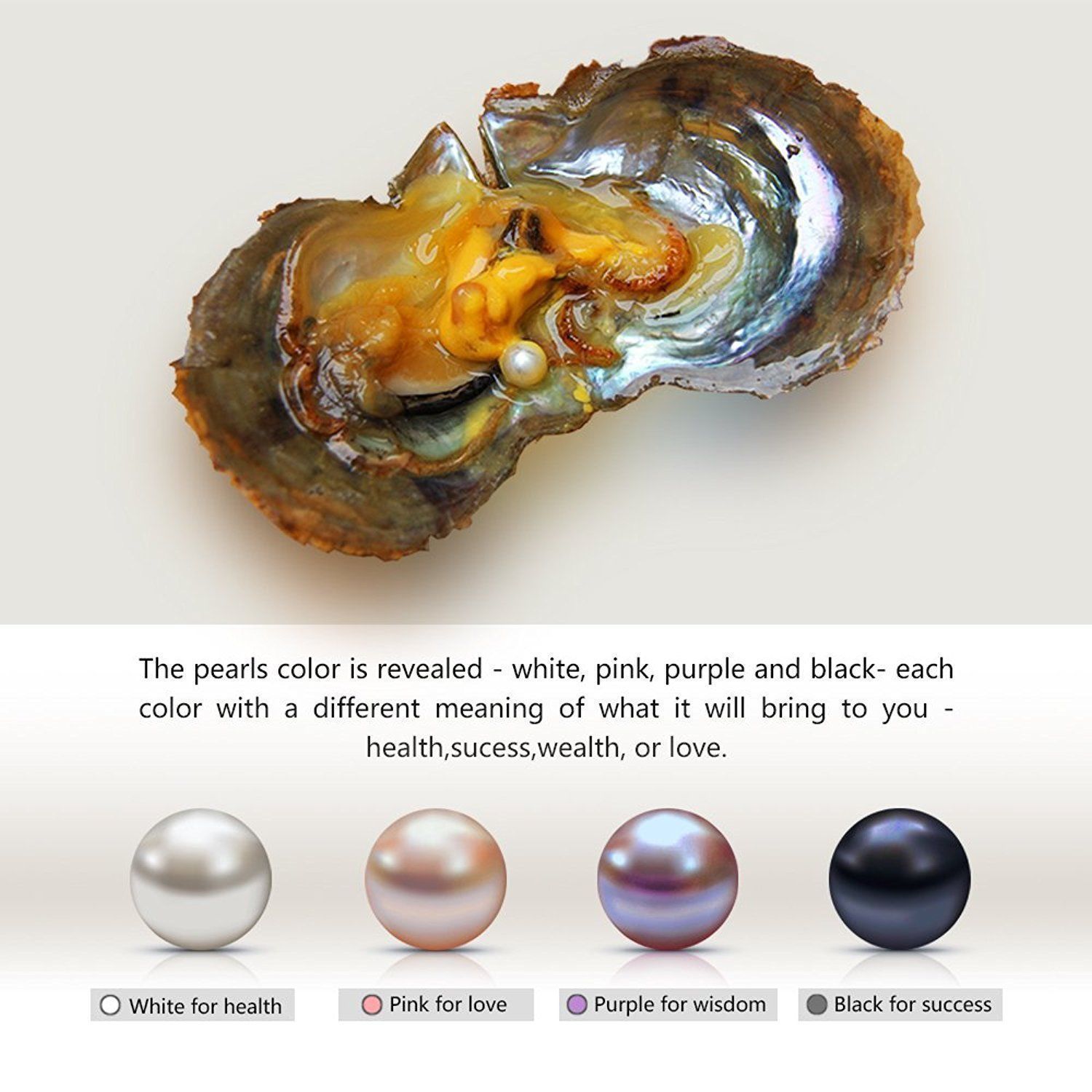 2018 Wholesale Big 7.5 8mm Colorful Seawater Natural Akoya Pearl Oysters Cultured In Fresh