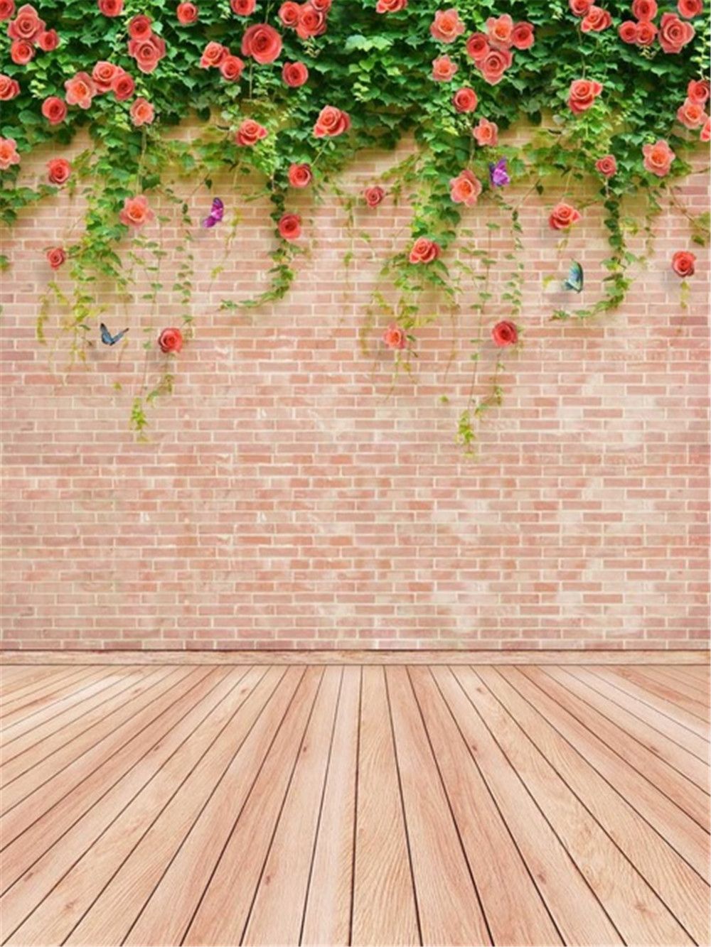 2019 spring flowers wedding photography backdrops vinyl fabric green