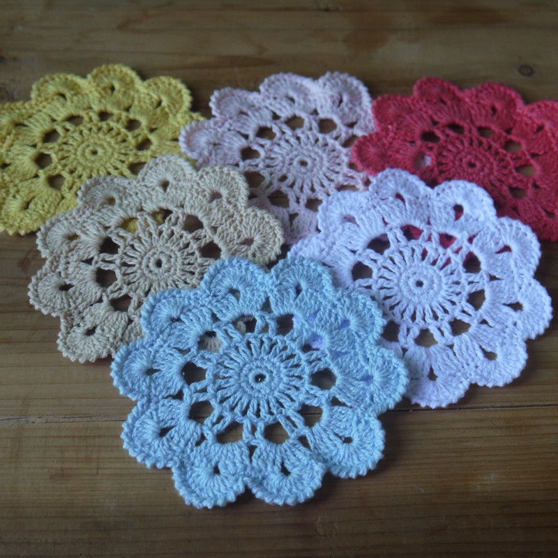 crochet cup coaster
