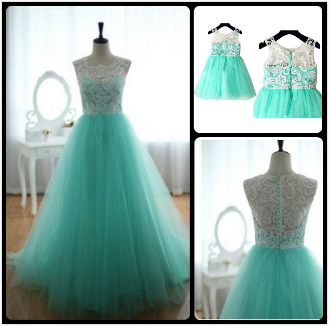 Turquoise and Yellow Wedding Dress