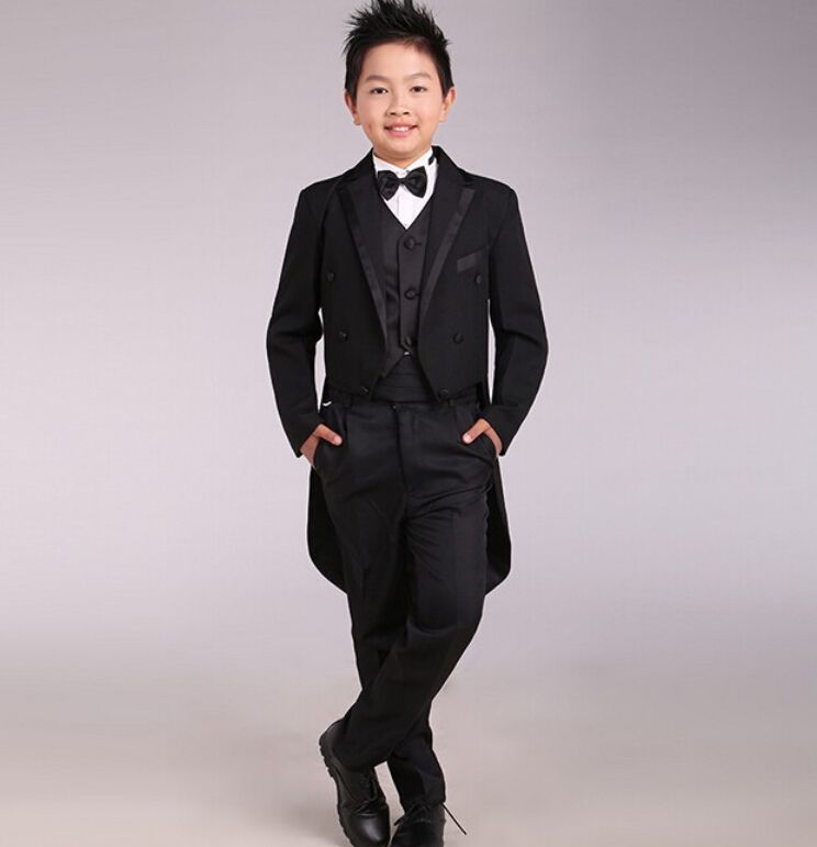 Children's Tuxedo Tuxedo Wedding Flower Girl Dresses Piano Boy Clothes