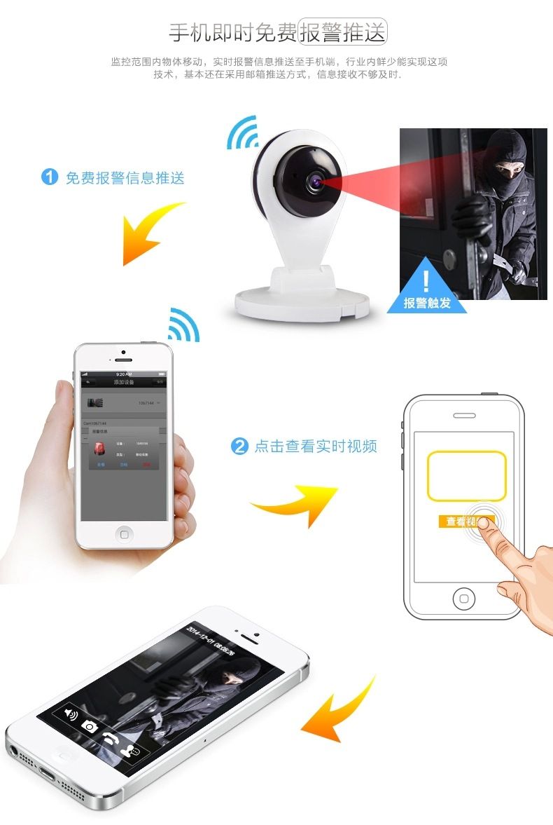 Yoosee Mini Smart P2P IP Camera 720P HD Wifi Wireless Cam Baby Monitor