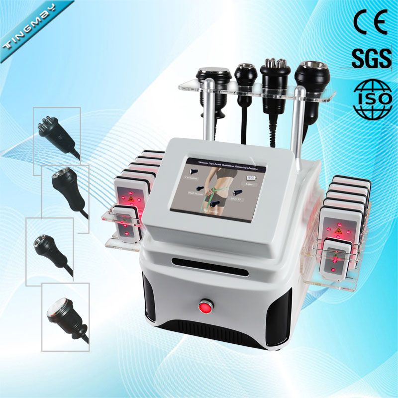 12 Plates Diode Lipo Laser Slimming Machine Multifunction Vacuum Rf