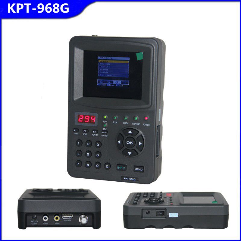 Satellite Finder Signal Meter 3.5" TFT LED Handheld DVB-S2 ABS-S CBS-2 MPEG-2 