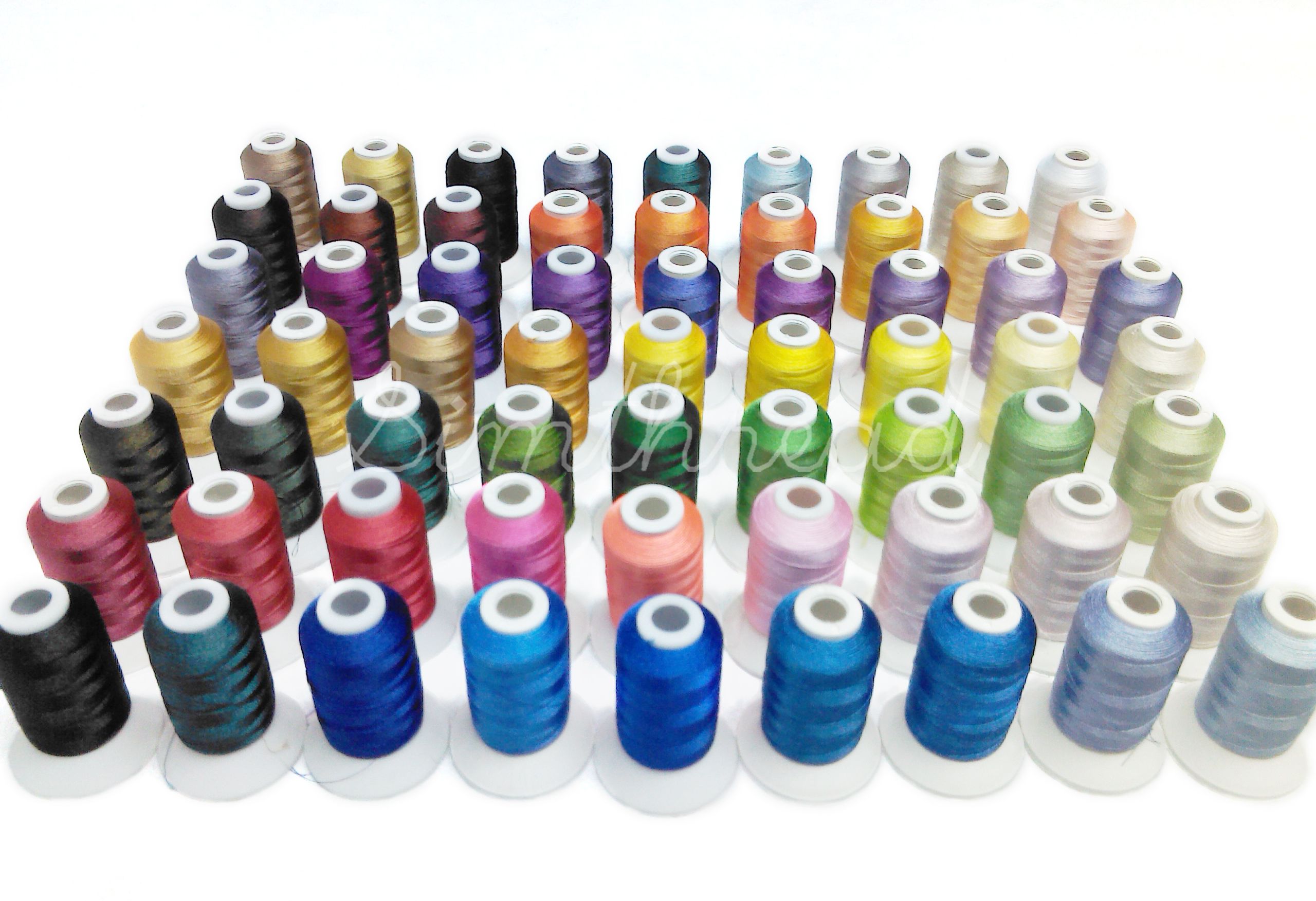 2021 Brand Simthread 500M Polyester Embroidery Thread Brothers Color
