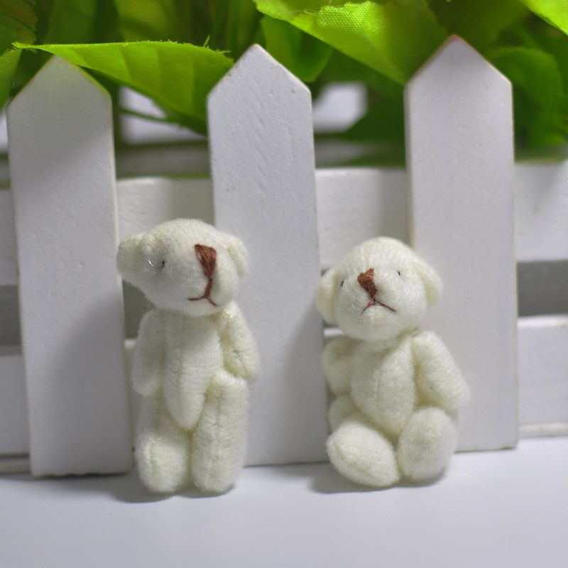 2019 Wholesale 4CM Plush Mini Lovely Teddy Bear Stuffed Animals Pendant