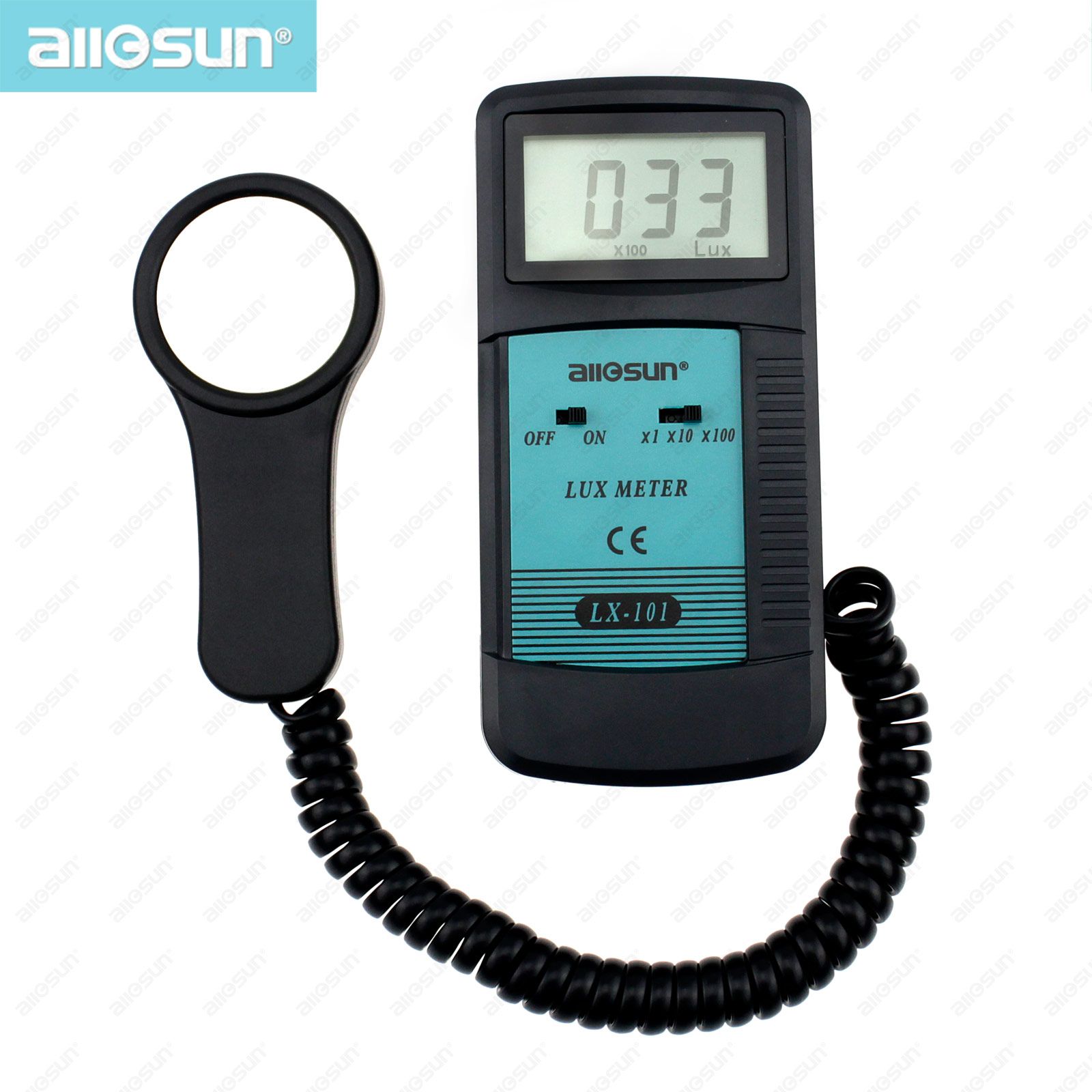 2020 Portable Digital Illuminometer Lux Meter LCD Display Handheld Lightmeter Luxmeter Lux FC