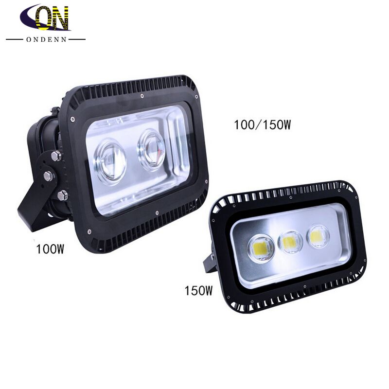 150w High Power Waterproof Ip65 Outdoor Led Flood Lights 400w Hps Or Mh Bulb Equivalent 13500lm Cold White Warm Floodlight