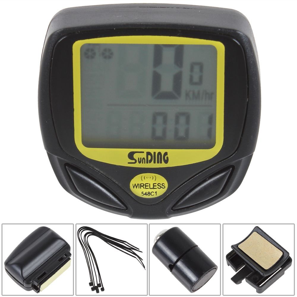SD 548C Wireless Waterproopf Digital Tachometer Motorcycle Tacho Gauge