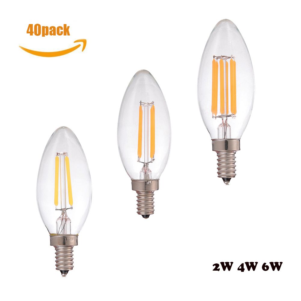 Retro Edison Led Filament Light Bulb 2w 4w 6w 2700k Chandelier Retro Edison Led Filament Light Bulb 2w 4w 6w 2700k Chandelier Candle 110v 220v Dimmable Flood Bulbs Cree From Century