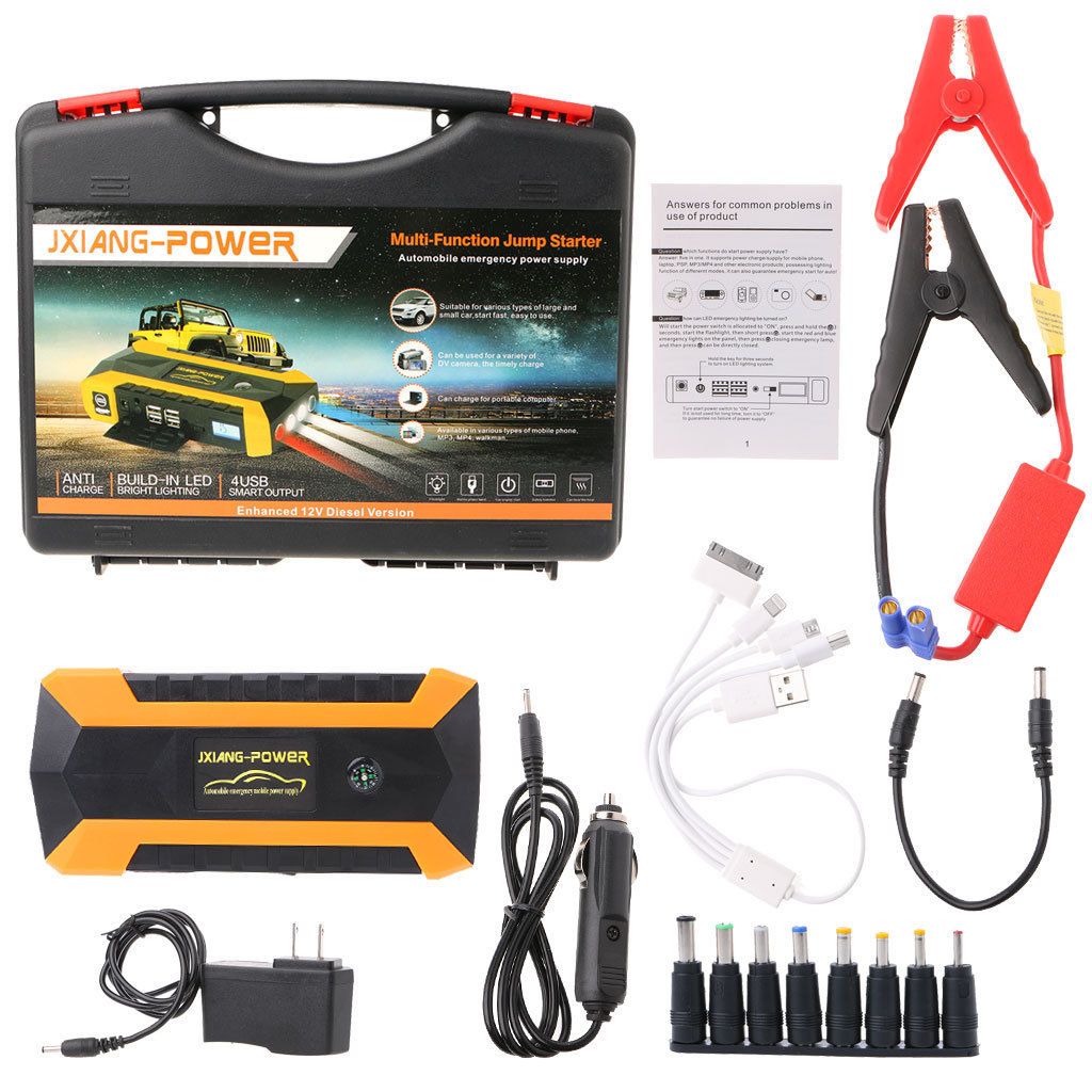 Car Jump Pack >> Professional 89800mah 12v 4 Usb Car Jump Starter Pack Booster Charger Battery Power Bank Free Shipping Car Jump Pack >> Professional 89800mah 12v 4 Usb Car Jump Starter Pack Booster Charger Battery Power Bank Free Shipping