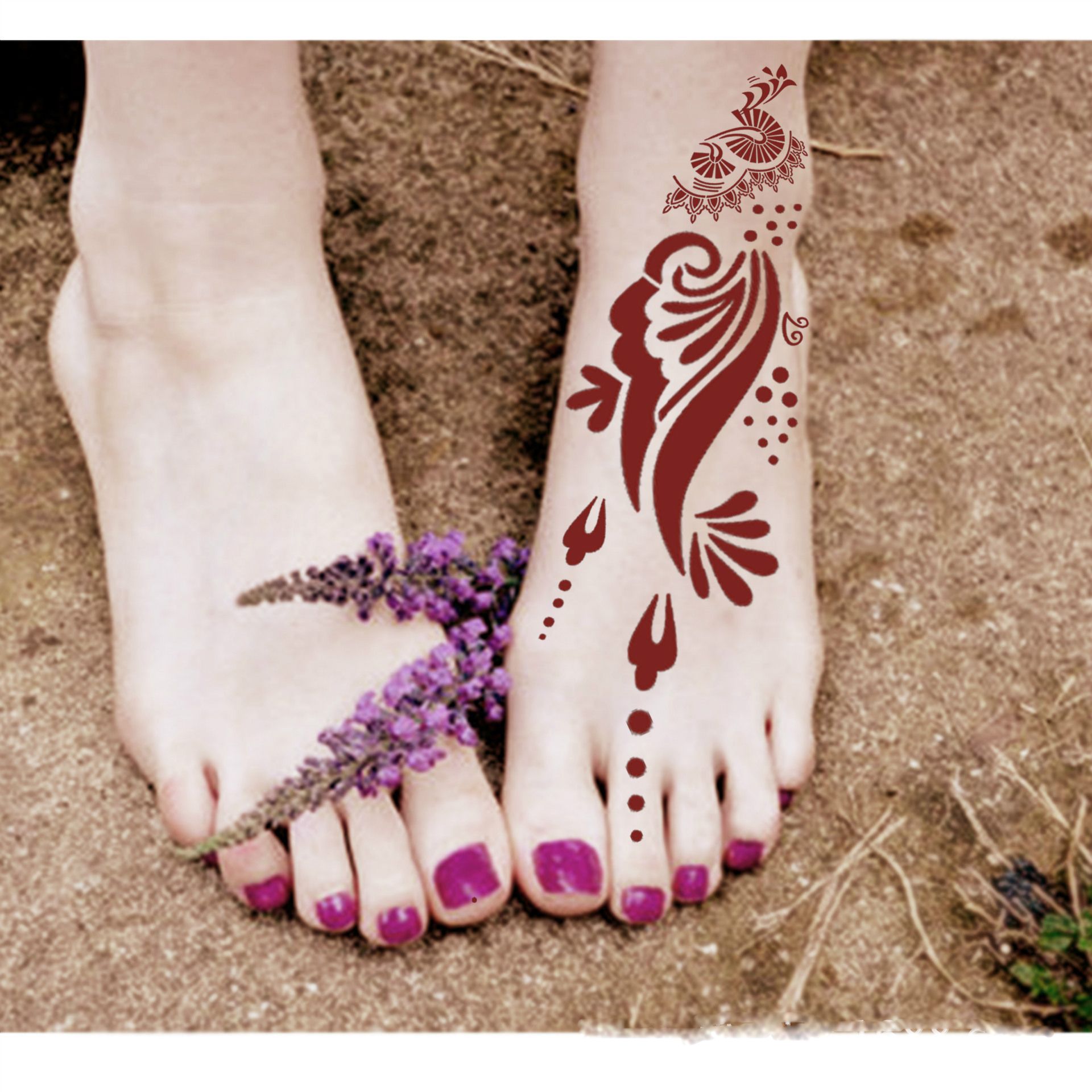 tattoo templates feet henna tattoo stencils for airbrushing party tattoo templates feet henna tattoo stencils for airbrushing party