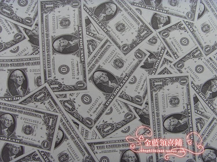 Vintage Gift Wrapping Paper Us Dollar Gift Wrap Paper Wallpaper