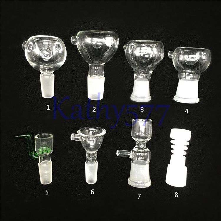 Glass Water Pipe Accessories Two Function Oil And Pipe Tobacco