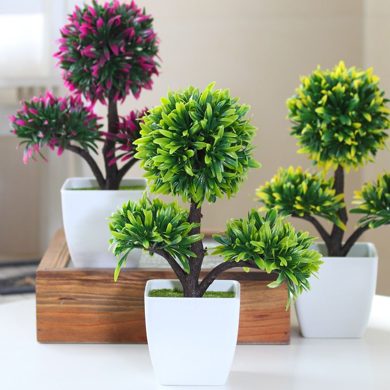 Hyson Shop Decorative  Flower Small  Bonsai Pot Planters 