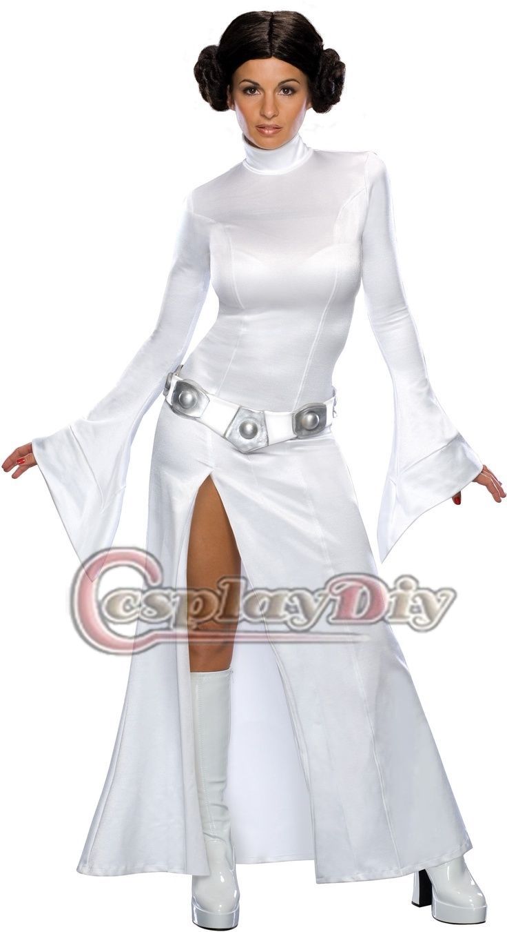 2018 star wars princess leia organa white costume dress sexy fanxy plus size star wars costumes