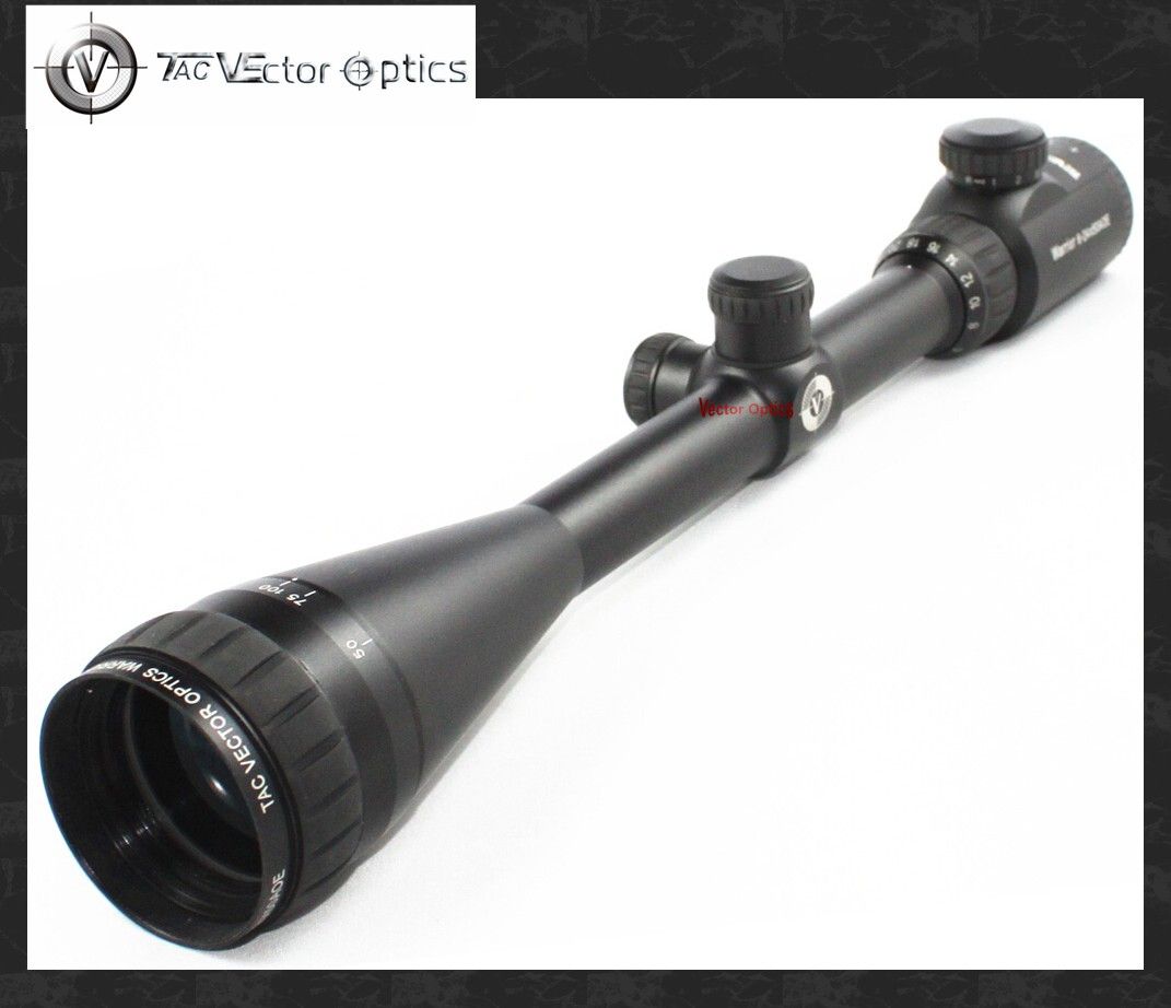 Tac Vector Optics Warrior 6 24x50 Aoe Hunting Rifle Scope