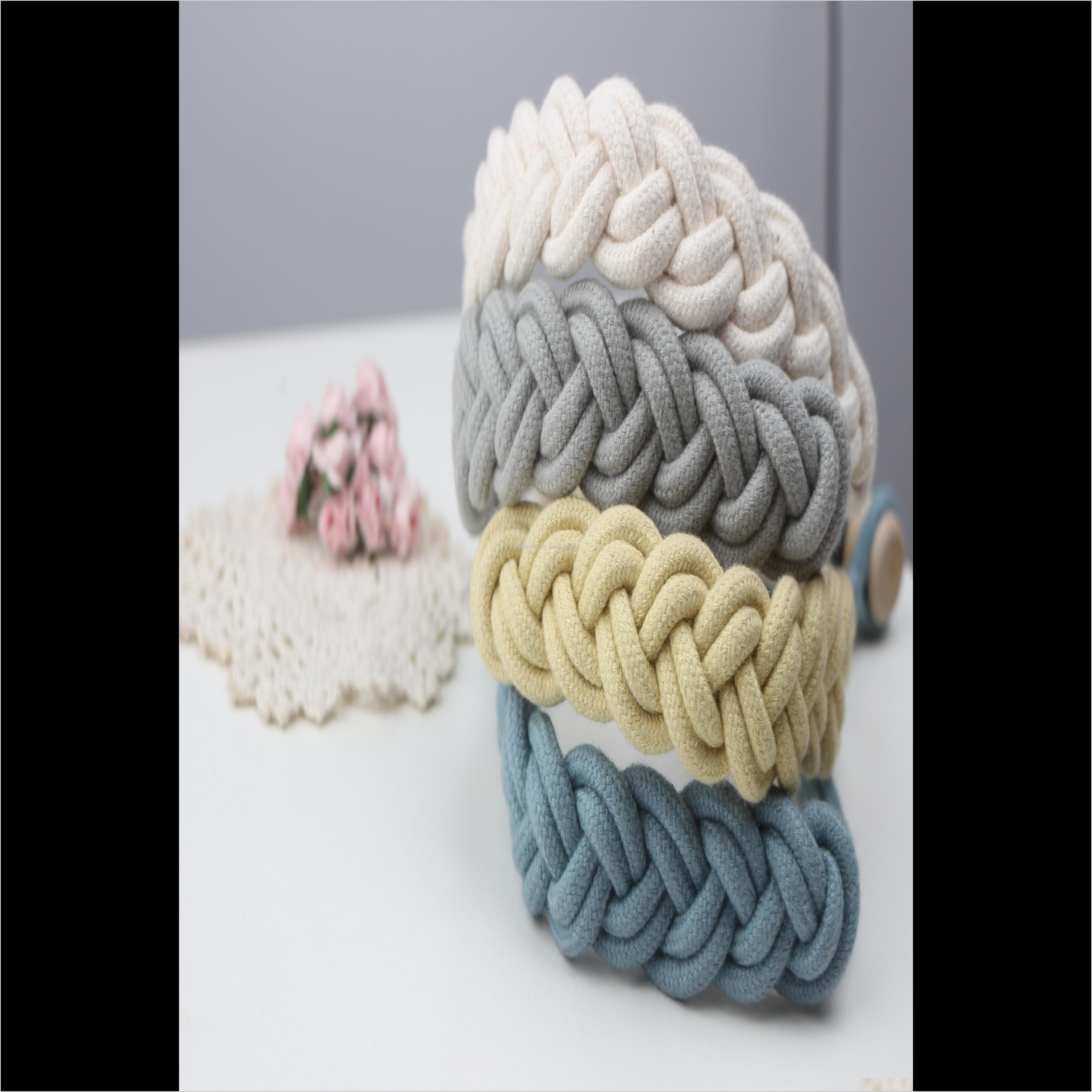 1pc magnetic curtain tiebacks hand woven cotton room accessories curtain holder clip rope strap buckle curtain tie back h qylyyl
