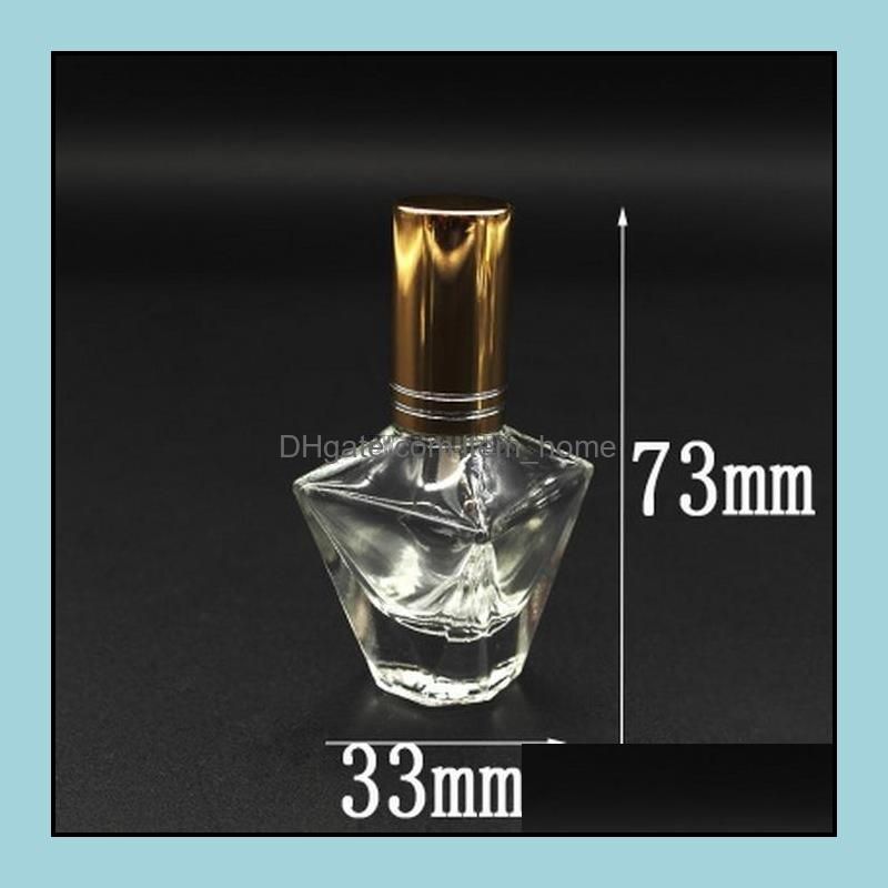 Storage Bottles & Jars 10ml Glass Spray Bottle, Perfume Press, Sub Mist, Sample, Travel, Empty Bottle