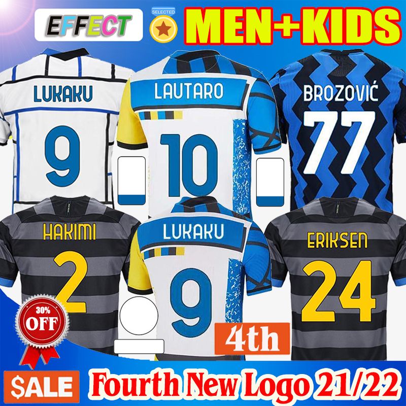 2021 INTER 2021 2022 Soccer Jersey Fourth 4th LUKAKU MILAN ...
