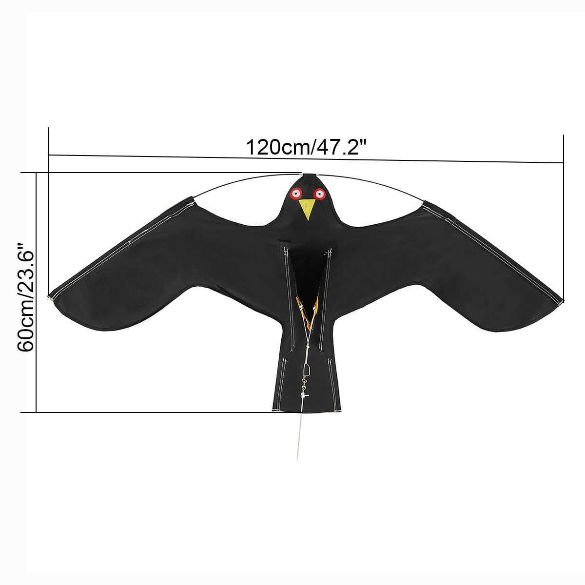 Emulation Flying Hawk Kite Bird Scarher Drive Repelgent for Garden Scarecrow Yard Repeller 211025