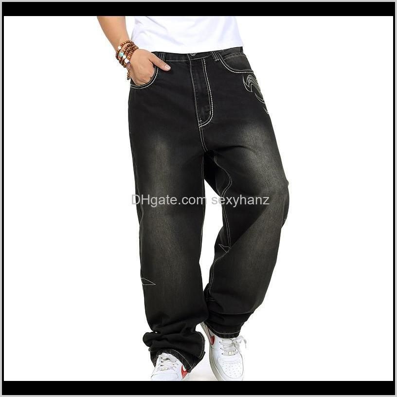 baggy black jeans with chains