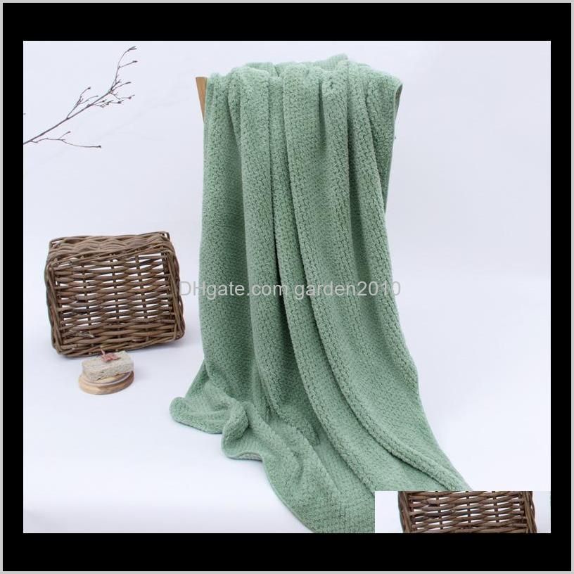 70x140cm adult bath towel 100% cotton microfiber waffle bath towel soft and comfortable household washcloth