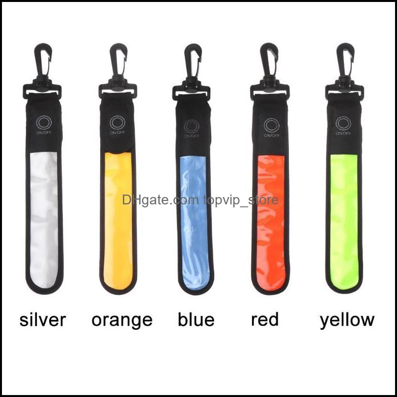 Bike Lights 1Pc Backpack LED Reflective Light Hanging Flash Glowing Night Running Accessories Safety Alert Outdoor Sports