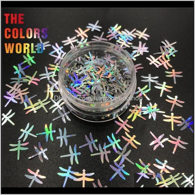 tct-372 dragonfly 9.5mm nails glitter nail art decoration makeup tumblers craft handmade accessoires festival party supplier