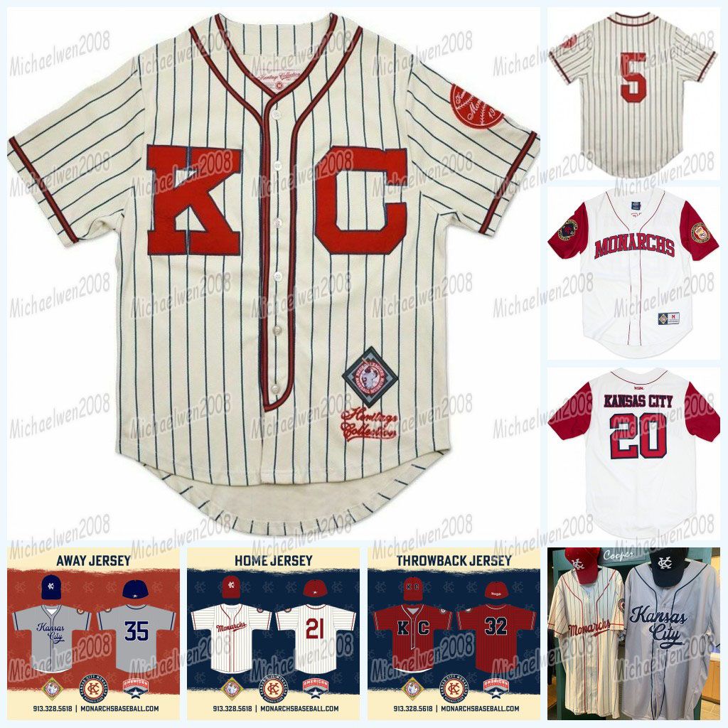 2021 Kansas City Monarchs Jersey Throwback 5 Jackie Robinson Negro