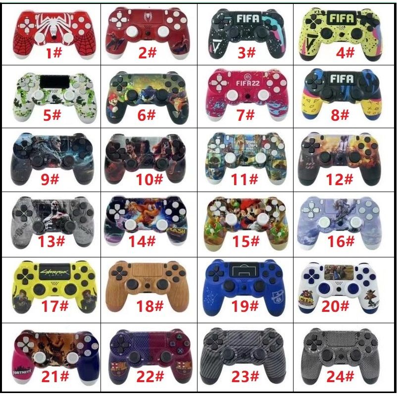 New PS4 Camouflage Colors Wireless Bluetooth Controller Vibration Joystick Gamepad Game Controller With package BOX