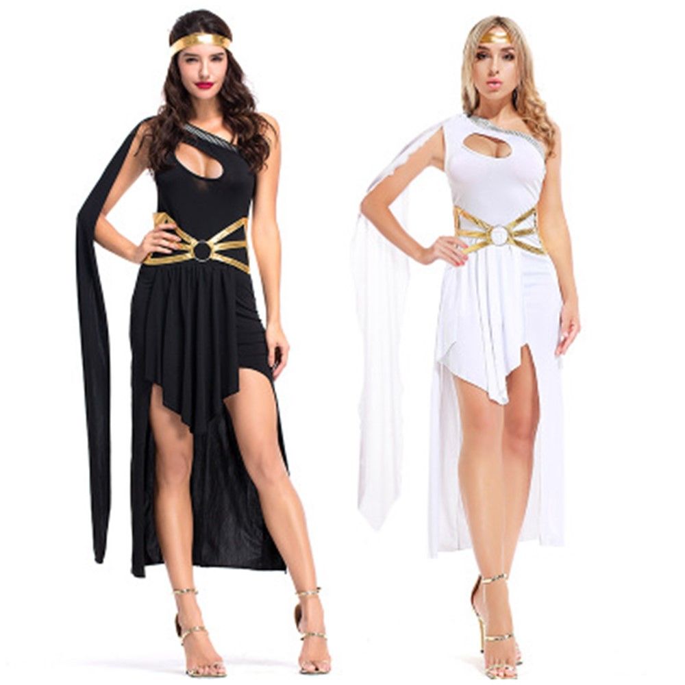 Ancient Greek Athena Goddess Costume Halloween Party Mythology Olympus