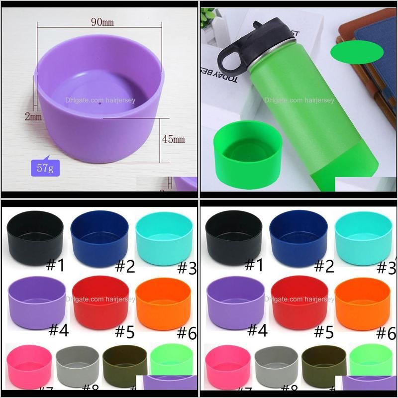 silicone coasters for 32oz and 40oz bottle bottom protective cover cap rubber cup vacuum flask bottom cover nhd6095