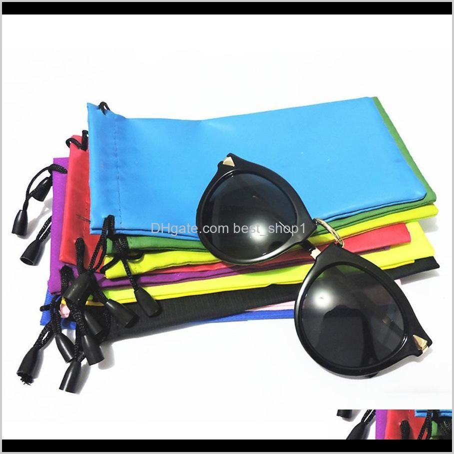 multi-function dustproof eyeglasses carry drawstring pouch waterproof cellphone eyeglasses storage bag sunglasses case portable dh0774