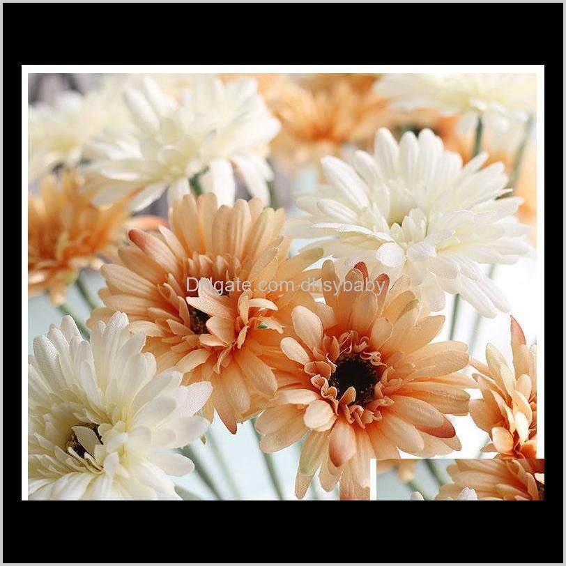 silk transvaal daisy 23 colors 55cm barberton daisy artificial flower sun flower for wedding decoration home decoration